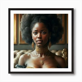 Afro-American Woman 1 Art Print