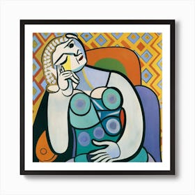 Le Rêve women Oil On Canvas Painting Art Print