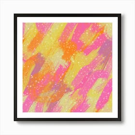 Abstract Tropical vibes 2 Art Print