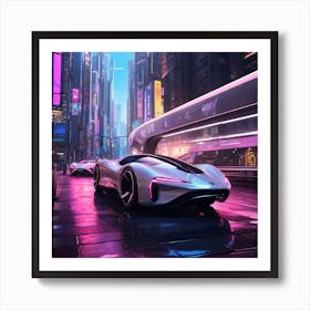 Hypercar of the Future Art Print