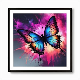 Butterfly Painting 227 Art Print