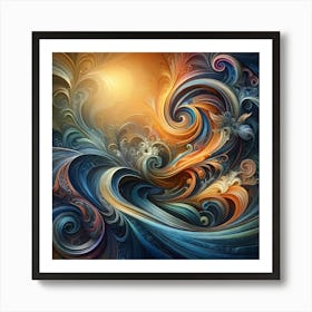 Abstract Painting 106 Art Print