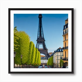 Paris Eiffel Tower Art Print