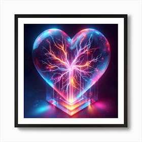 Heart Of Light Art Print