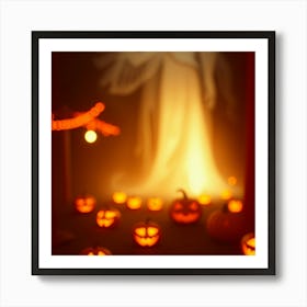 Halloween Pumpkins 1 Art Print