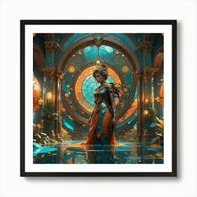 Mystery Queen Art Print