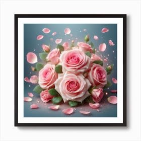 Bouquet Of Roses Art Print