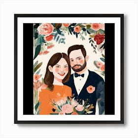 Wedding Card Art Print