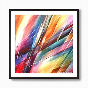 Abstract Painting 17 Art Print