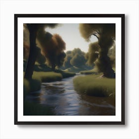 Stream In A Forest 2 Poster