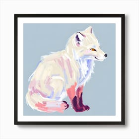 Arctic Fox 03 Art Print