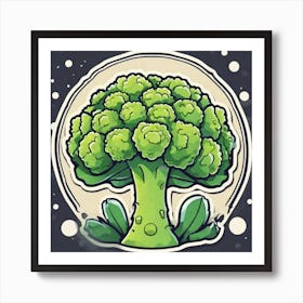 Broccoli Art Print