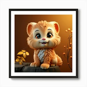 Cute Cat 23 Art Print