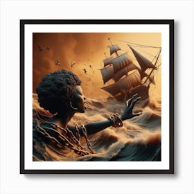 'Sailing Ship' Art Print