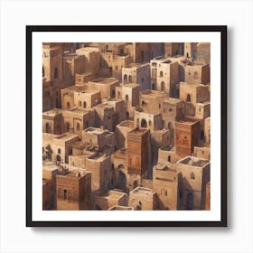 traditional moroccan cities Art Print
