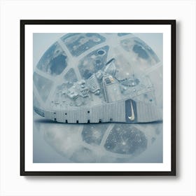 Nike&Space Art Print