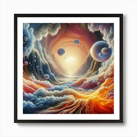 Psychedelic Painting 3 Art Print