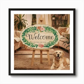 Welcome Sign 1 Art Print