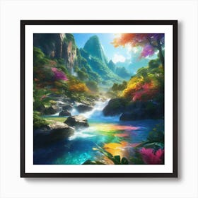 Rainbow River Art Print