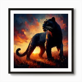 Wild Animal Illustration 357 Art Print