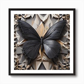 Origami Butterfly 1 Art Print