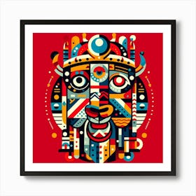 Lion Head Wall Art Art Print