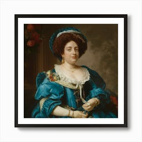 Lady In BluePortrait de louis xiv, portrait of louis xiv louvre, hyacinthe rigaud, louis xiv analysis, peintre officiel de louis xiv, portrait en pied de louis xiv, louis xiv drawing, louis xiv drawing easy, louis 14 en français, louis xiv et les arts, Art Print