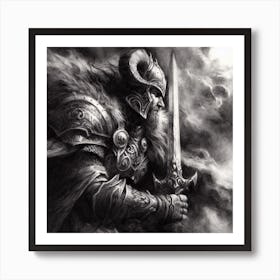 Viking Art Print