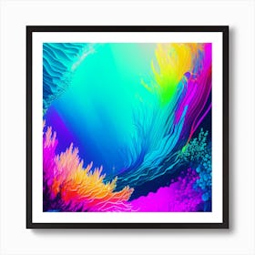 Spectrum Of Ocean Art Print