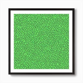 Green Dragon Skin Art Print