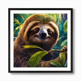 Sloth Art Print