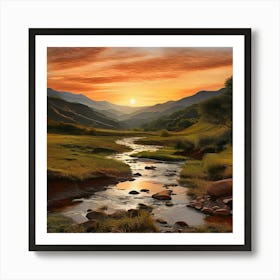 Indian Valley Rolling Hills Art Print