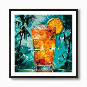 Tequila Cocktail Art Print