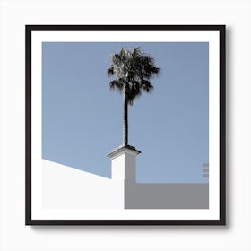 The Short and Tall of It Square Art Print