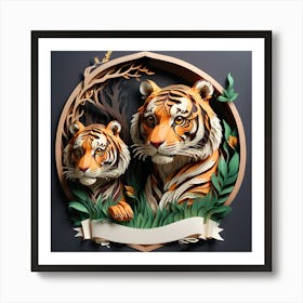 Paper Tiger Art Print