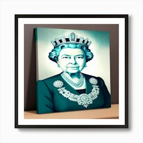 Queen Elizabeth Platinum Jubil Art Print