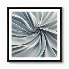 Abstract Swirling Fabric Art Print