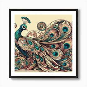 Peacock 31 Art Print