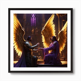 Angels Of Christ Art Print