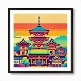 Kiyomizu Dera 3 Art Print