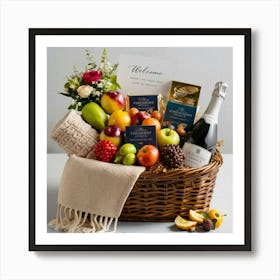 Gift Basket Art Print