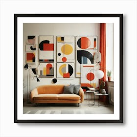 Modern Living Room 9 Art Print