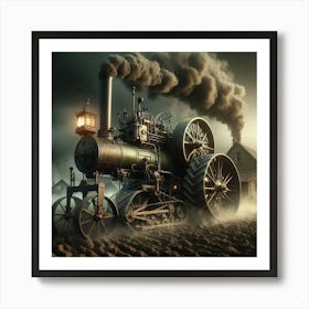 Steam Engine Art Print