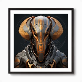 Futuristic Humanoid Poster