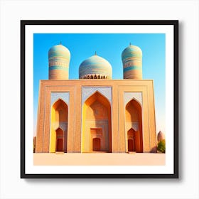 Uzbekistan Mosque 3 Art Print