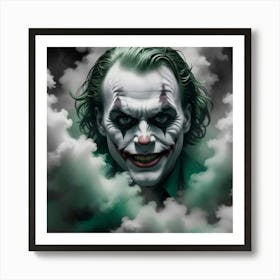 Joker In The Clouds Art Print