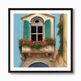 Window Metal Print Amalfi Window Art Print Art Print