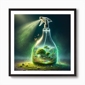 Essense Of Life In A Spray Bottle 1 Art Print