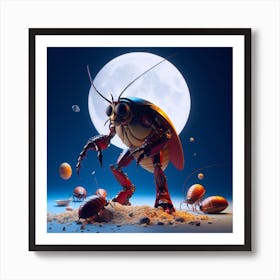 Cockroach Art Print