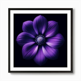 Purple Flower 3 Art Print